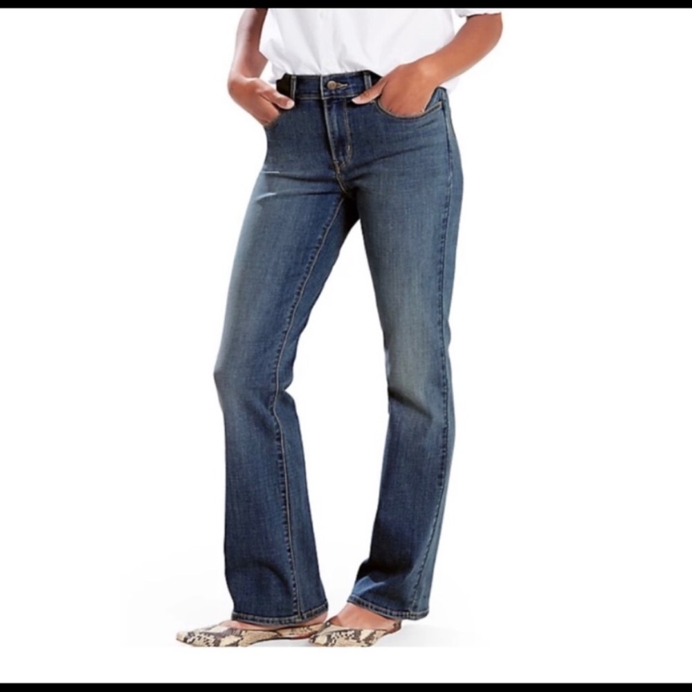 Levi’s Demi Curve High Rise Bootcut Jeans Size 16S